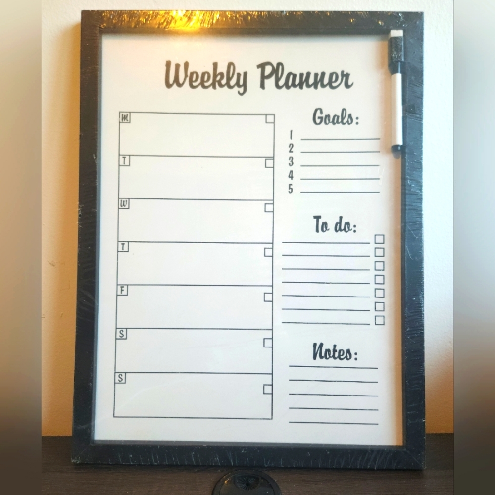 Studio Planner Weekly Whiteboard Planner With White Board Marker Included